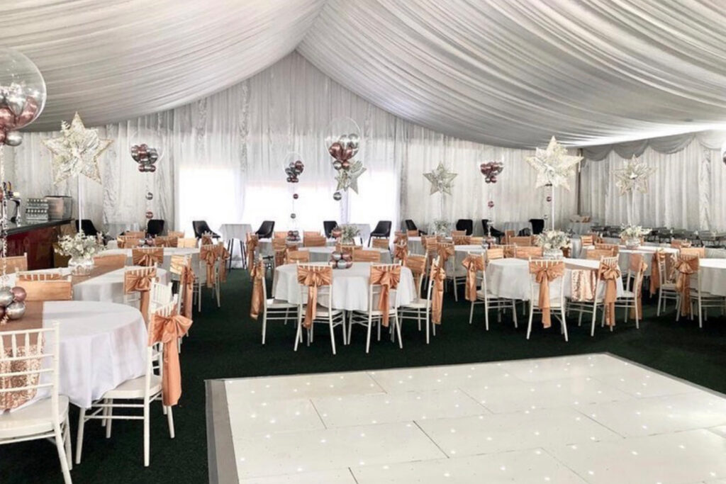 Wedding venue hire Liverpool at Hotel Anfield with indoor and outdoor spaces