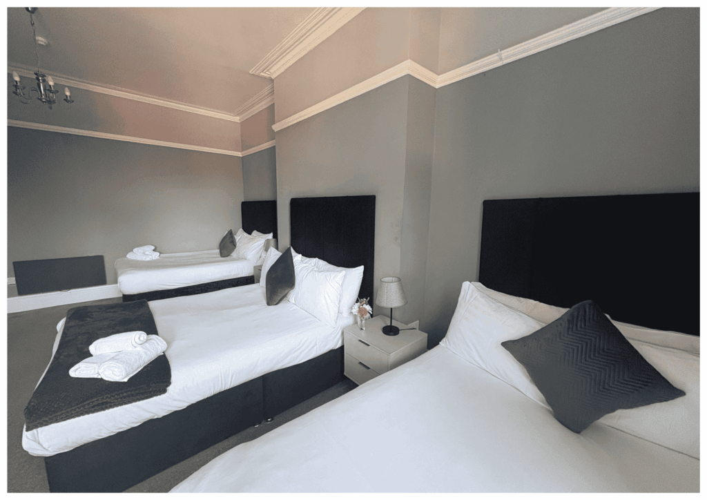 On-site accommodation at Hotel Anfield Liverpool wedding venue for guests