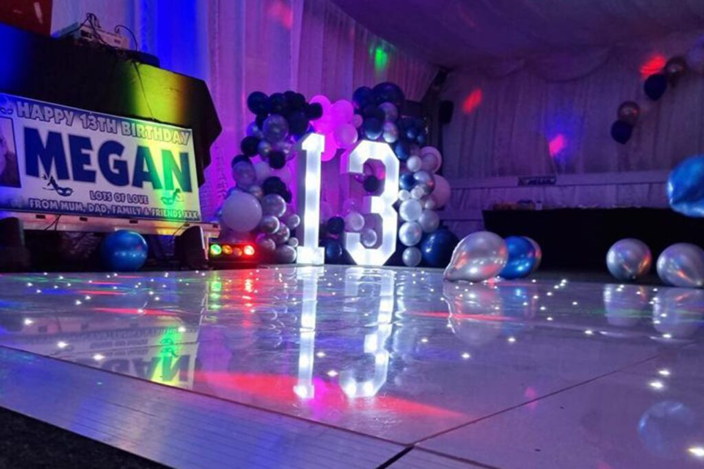 Marquee venure hire in Liverpool for a birthday