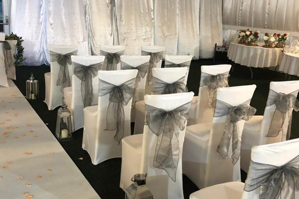 Indoor wedding ceremony space at Hotel Anfield Liverpool wedding venue