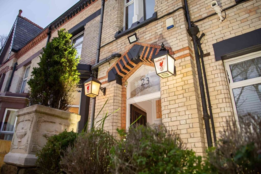 Exterior of Hotel Anfield