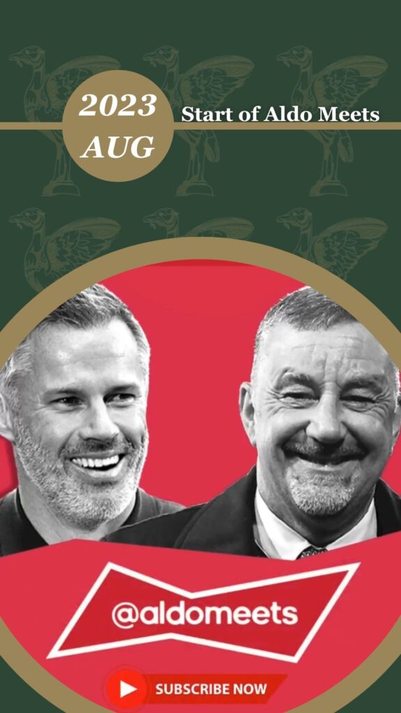 The Start of the Aldo Meets Podcast at Hotel Anfield