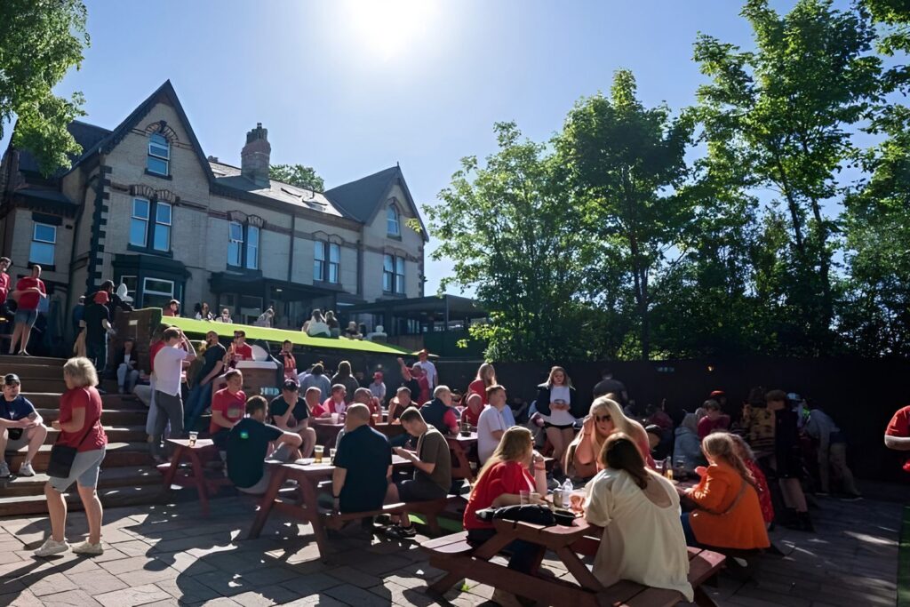 Tiki Bar outdoor party venue near Anfield
